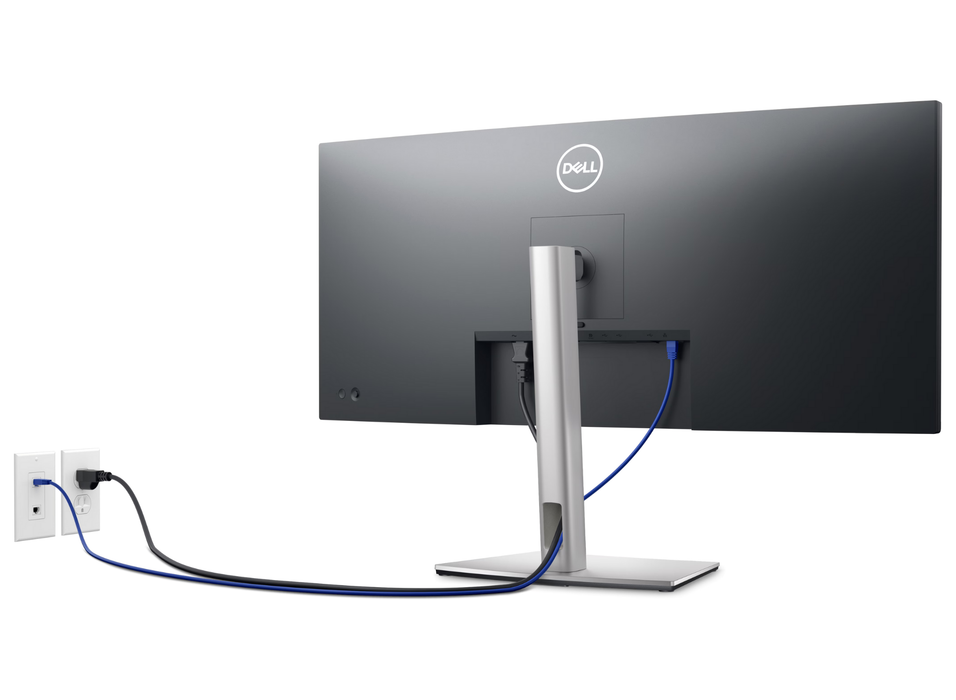Dell P3424WE 34" 60Hz 5ms WQHD Curved USB-C Hub Monitor Desktop Monitors Dell
