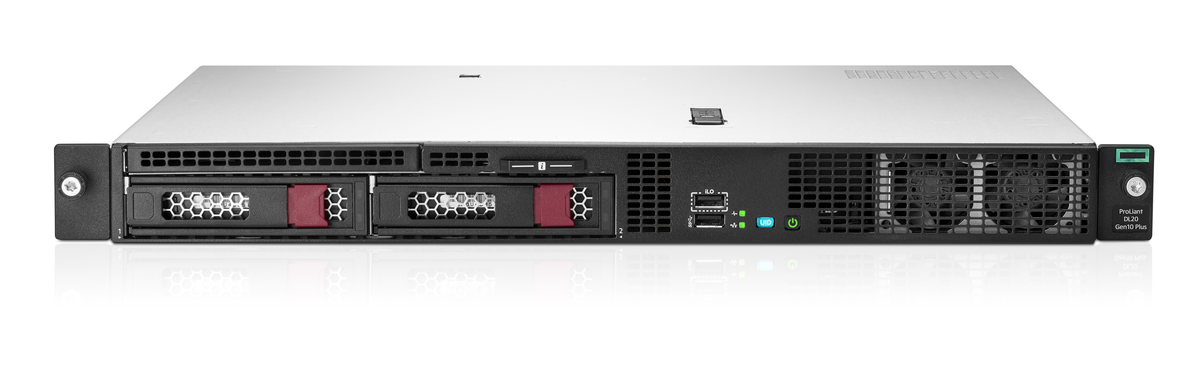 HPE ProLiant DL20 Gen10 Plus Rack (1U) Intel Xeon E E-2314 2.8 GHz 8 GB DDR4-SDRAM 290 W Server | P44112-421