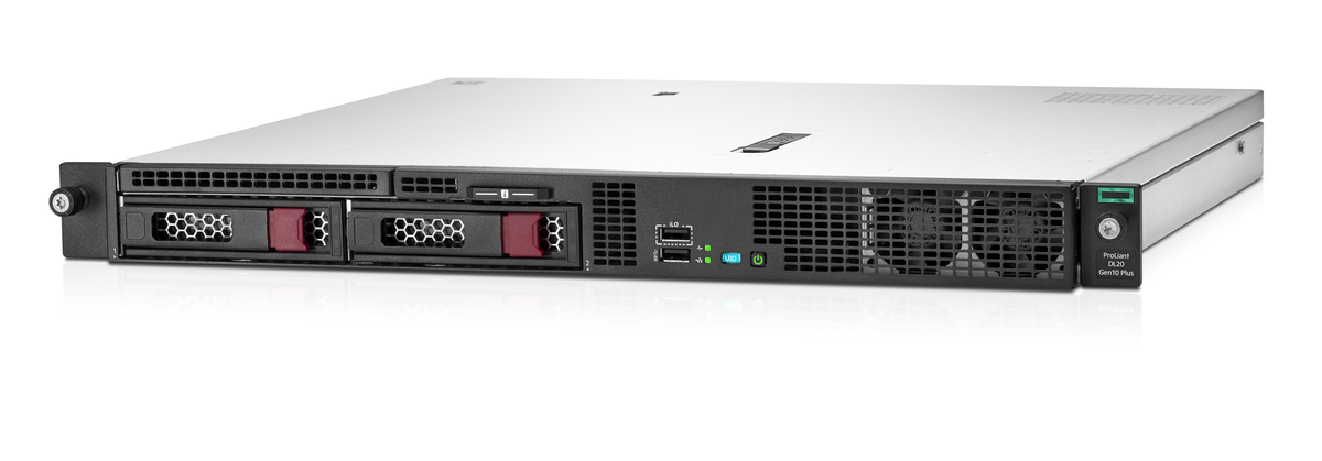 HPE ProLiant DL20 Gen10 Plus Rack (1U) Intel Xeon E E-2314 2.8 GHz 8 GB DDR4-SDRAM 290 W Server | P44112-421