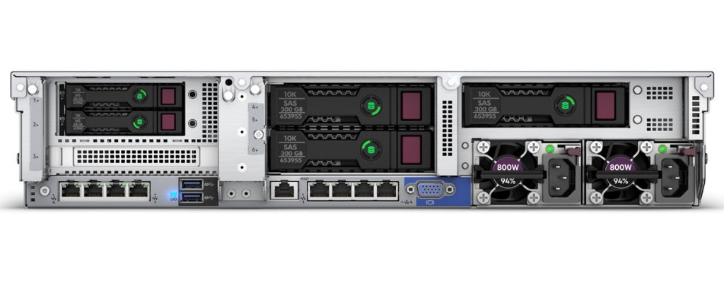 HPE ProLiant DL380 Gen10 Rack (2U) Intel Xeon Silver 2.4 GHz 32 GB DDR4-SDRAM 800 W Server | P56963-421