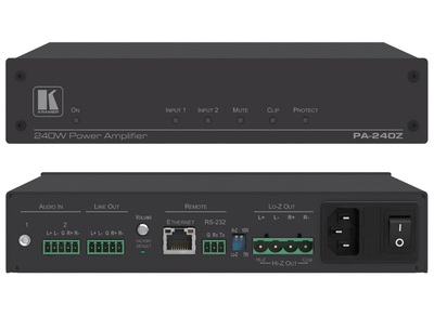 Kramer Electronics PA-240Z 240W Power Amplifier Kramer Power Amplifier Kramer