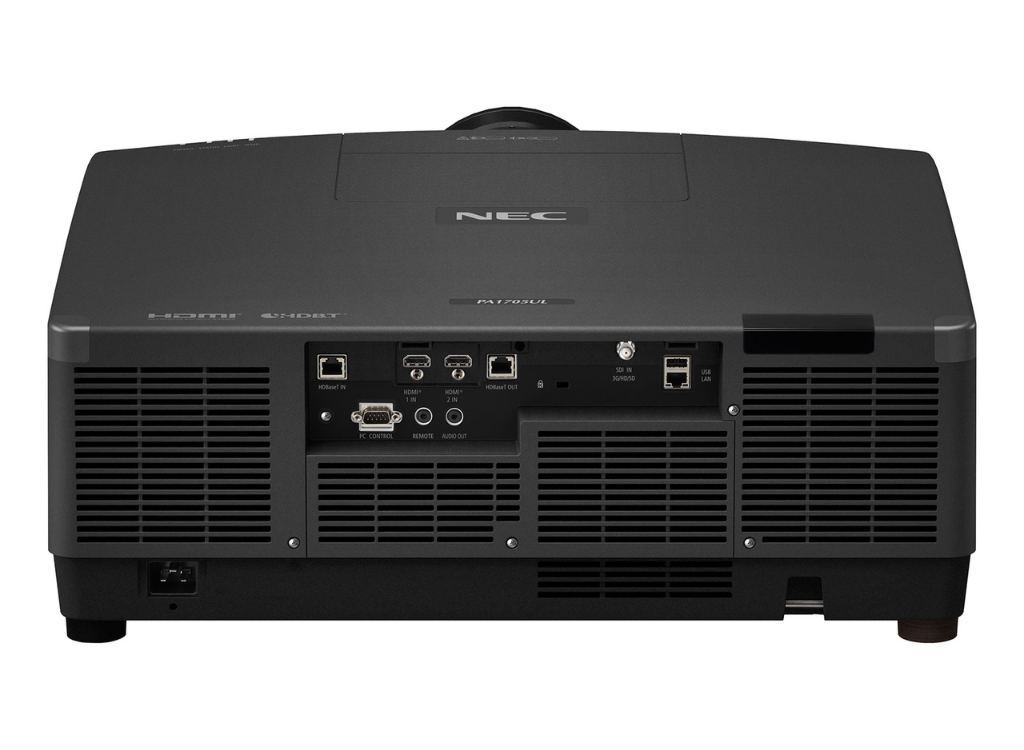 NEC PA1705UL Professional Advanced LCD Laser Installation Projector, Black | 16000 Lumens Projector NEC