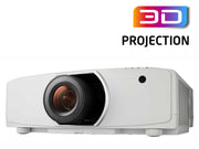 NEC PA653U Professional Advanced LCD Lamp Installation Projector - 6500 Lumens Projector NEC