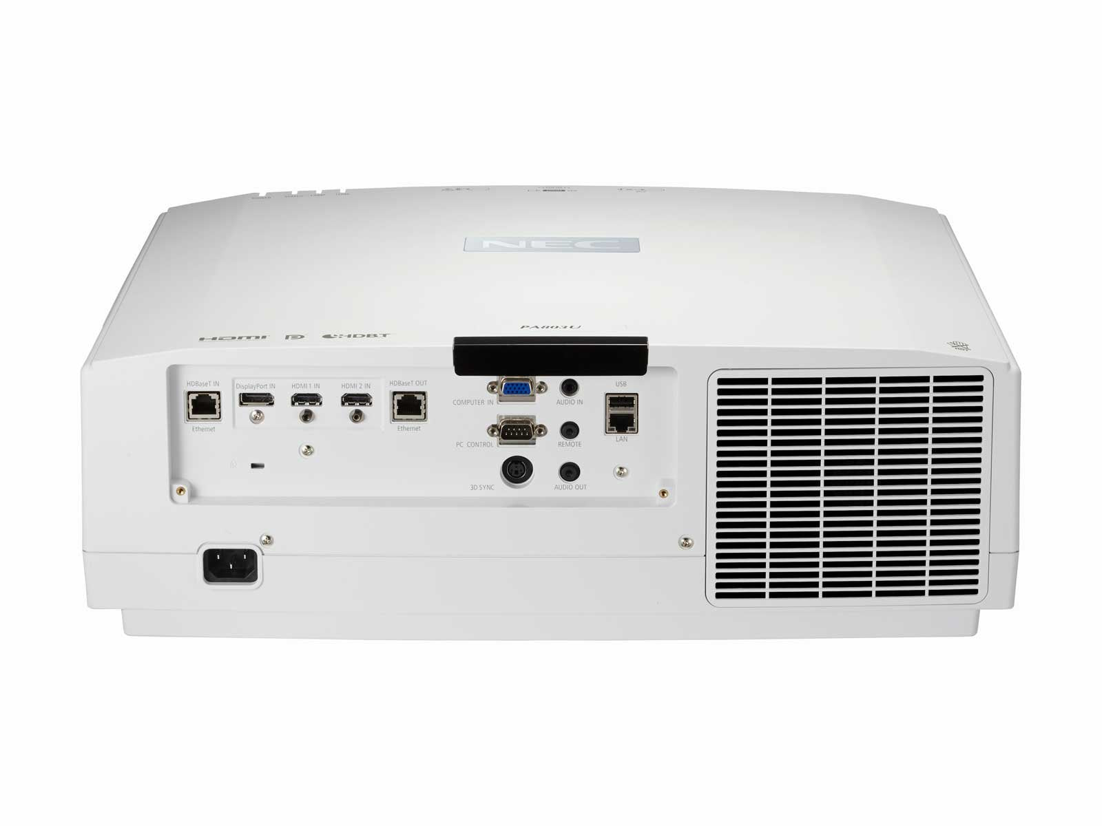 NEC PA653U Professional Advanced LCD Lamp Installation Projector - 6500 Lumens Projector NEC