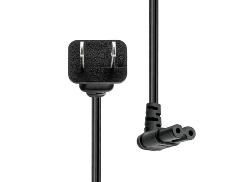 ProXtend 2m US Type A to Angled C7 Power Cord | Black Power Cable ProXtend