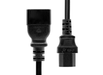 ProXtend 0.5m C13 to C20 Power Extension Cord | Black Power Cable ProXtend