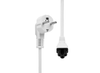 ProXtend 2m Schuko Angled to C5 Power Cord | White