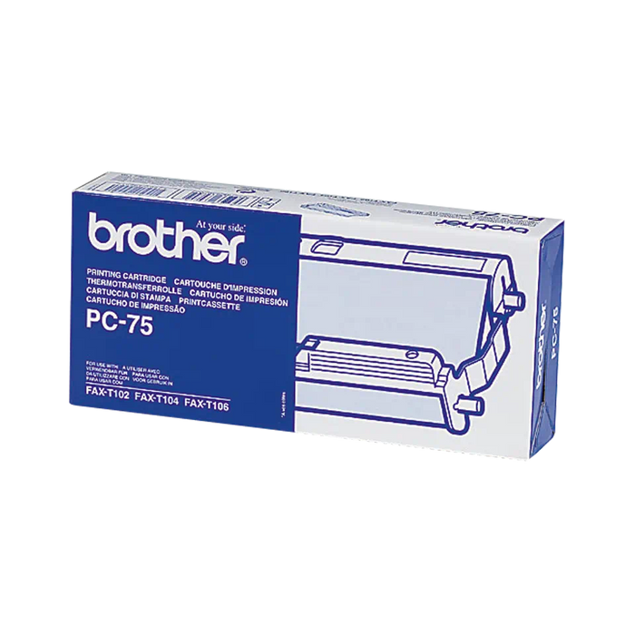 Brother PC-75 Fax Supply 144 Pages Black Fax Cartridge + Ribbon 1 pc(s)