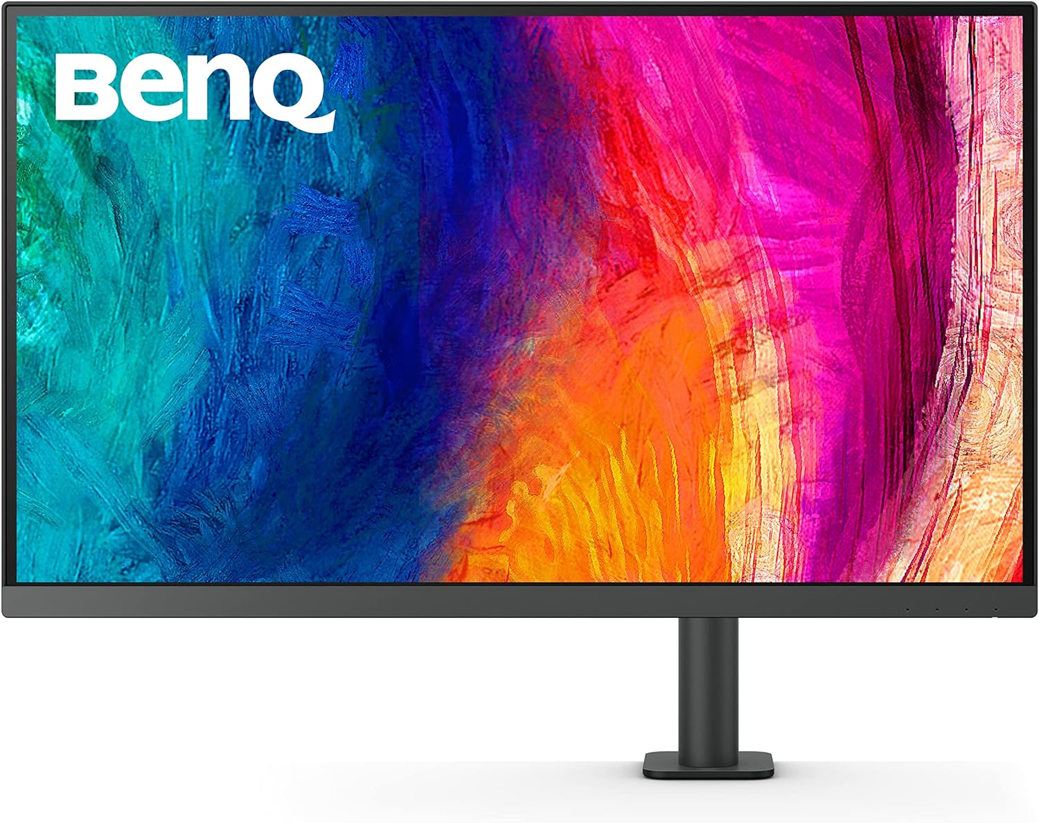BenQ 32" DesignVue 4K UHD HDR10 IPS Monitor With ErgoArm | PD3205UA Desktop Monitor BenQ