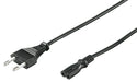 MicroConnect Power Cord CEE 7/16 - C7 1.8m | PE030718 Power Cable MicroConnect