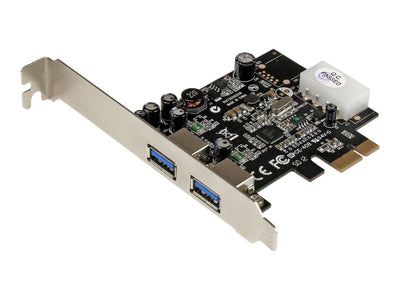 StarTech 2-Port PCIe USB 3.0 Expansion Card | PEXUSB3S25 USB Hubs & Docking Station Startech