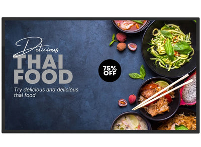 Moove SM-43CT 43" Tempered Premium Advertising Display - (Open Box) ScreenMoove Tempered Displays ScreenMoove