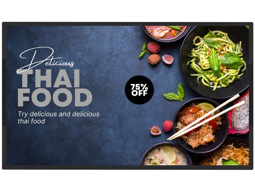Moove SMB50HD9 – 50" Slimline Pro Digital Advertising Display | Full HD Digital Signage Display ScreenMoove