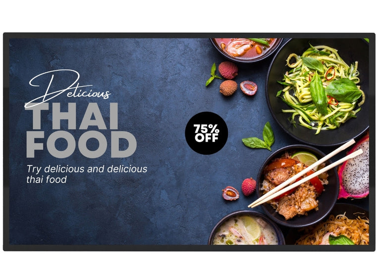 Moove 50 inch Slimline Pro Digital Advertising Display Full HD