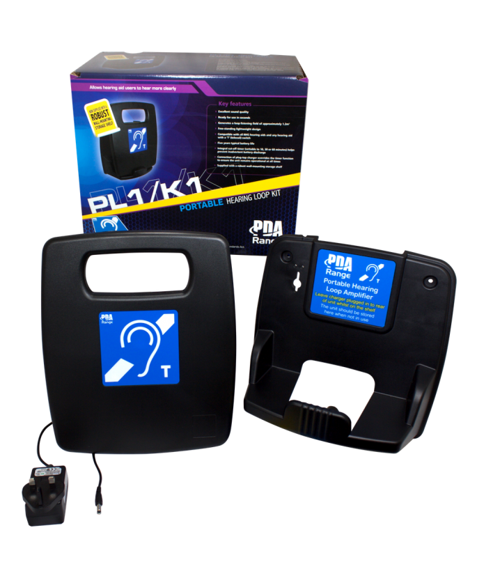 SigNET PL1/K1 Lightweight Portable Hearing Loop Kit with Shelf & Charger Medical Devices SigNET
