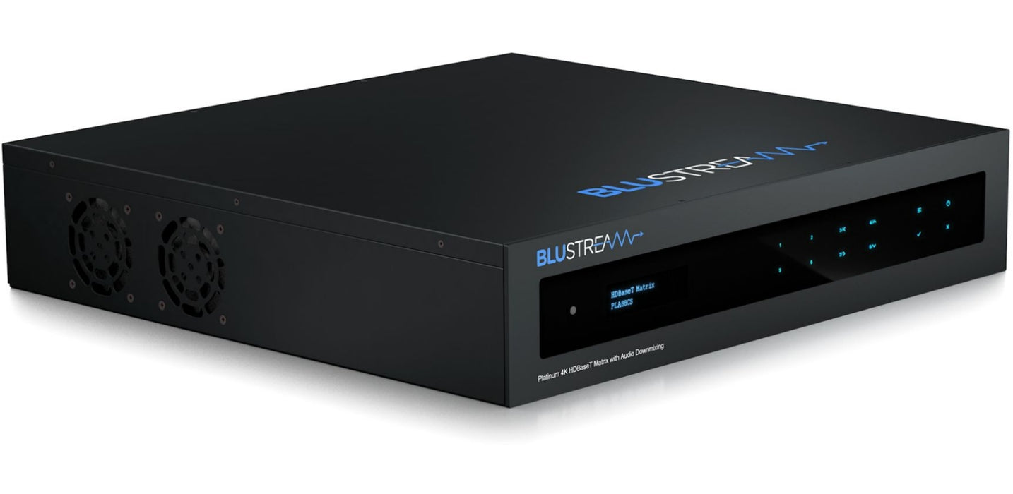 BluStream Platinum 8x8 HDBaseT™ CSC AV Matrix with Audio Downmixing - 150m | PLA88CS