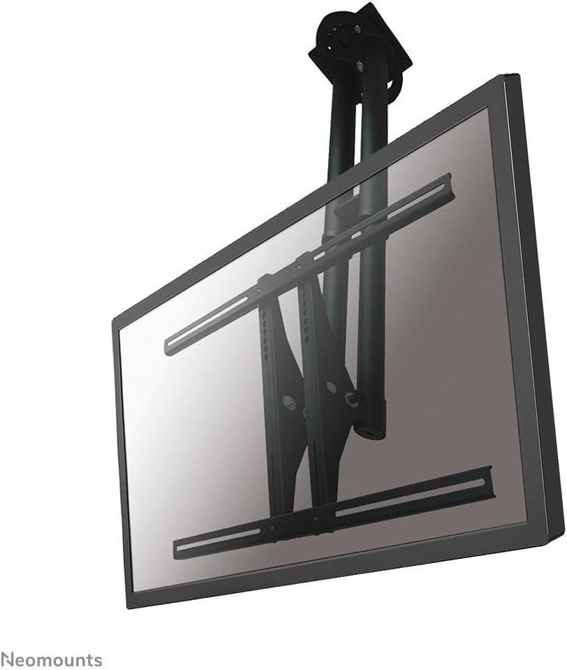NeoMounts PLASMA-C100BLACK Monitor Ceiling Mount - For 37-75" Screen Ceiling Mount Bracket NeoMounts