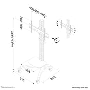 NeoMounts 37" - 85" Screen TV Trolley | PLASMA-M2000 Mobile Trolley NeoMounts