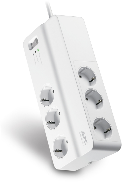 APC Essential SurgeArrest 6 outlets 230V | PM6-FR Surge Protector APC