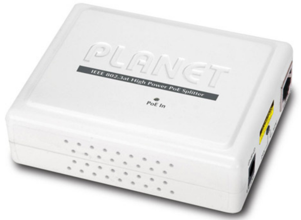 Planet POE-162S IEEE 802.3at Gigabit Power over Ethernet Plus Splitter Network Splitter Planet