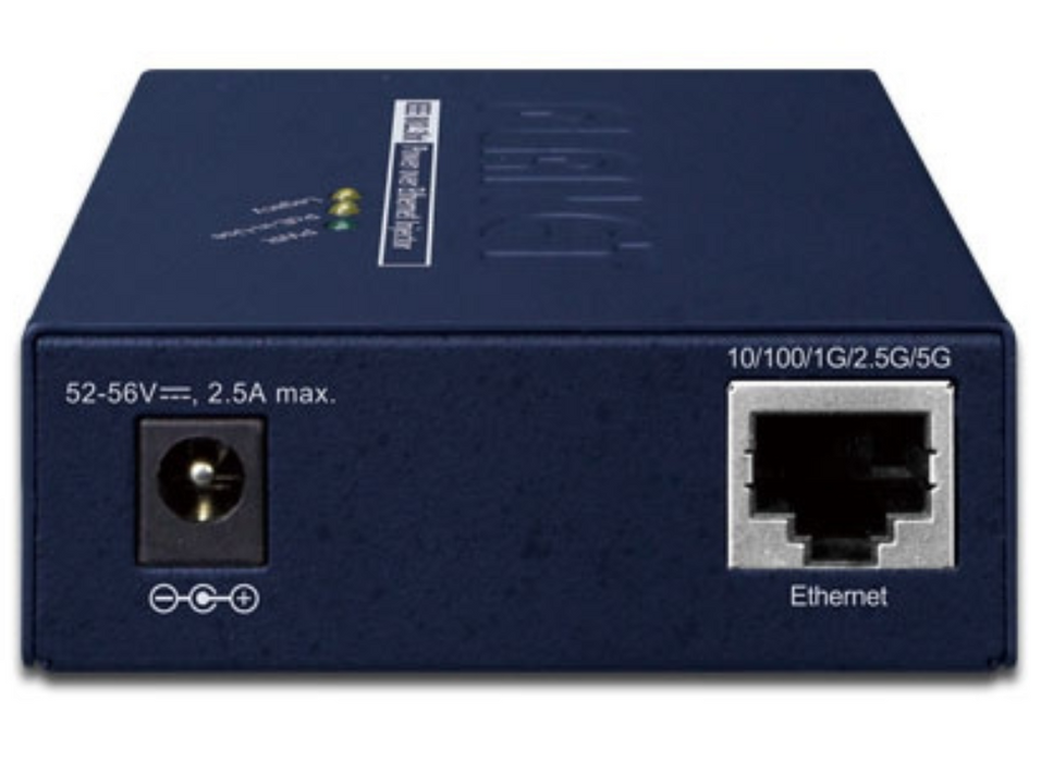 Planet POE-171A-60 Single-Port Multi-Gigabit 802.3bt PoE++ Injector (60 Watts) Planet Network Switches Planet