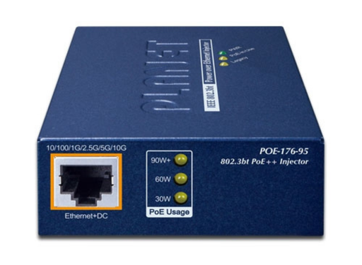 Planet POE-176-95 Single-Port 10Gbps 95-watt 802.3bt PoE++ Injector Network Switches Planet