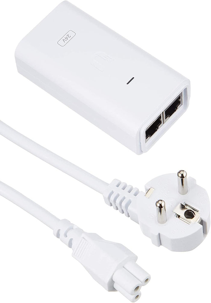 Ubiquiti 24V 12W Fast Ethernet PoE Adapter | POE-24-12W-WH Adapter / Converter Ubiquiti
