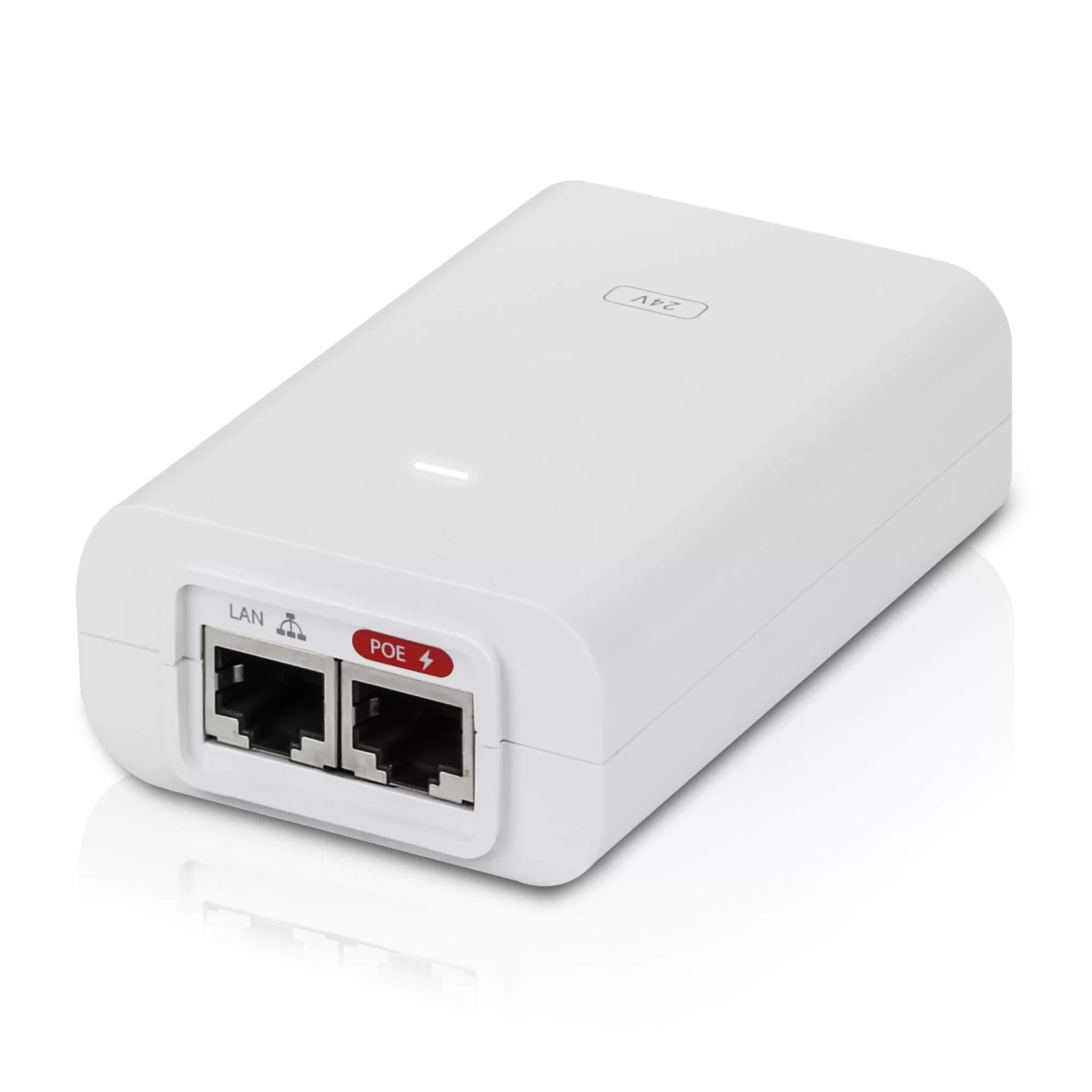 Ubiquiti UniFi Passive PoE Injector 24V/24W White | POE-24-24W-WH Adapter / Converter Ubiquiti