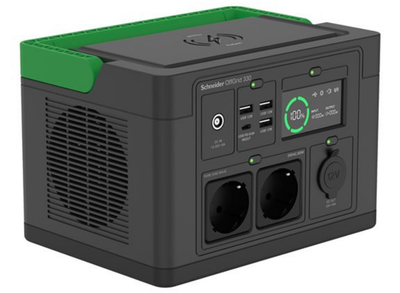 APC Schneider OffGrid 330 Portable Power Station – 332Wh Li-Ion, 330W Output | PPS330-GR Portable Power Station APC