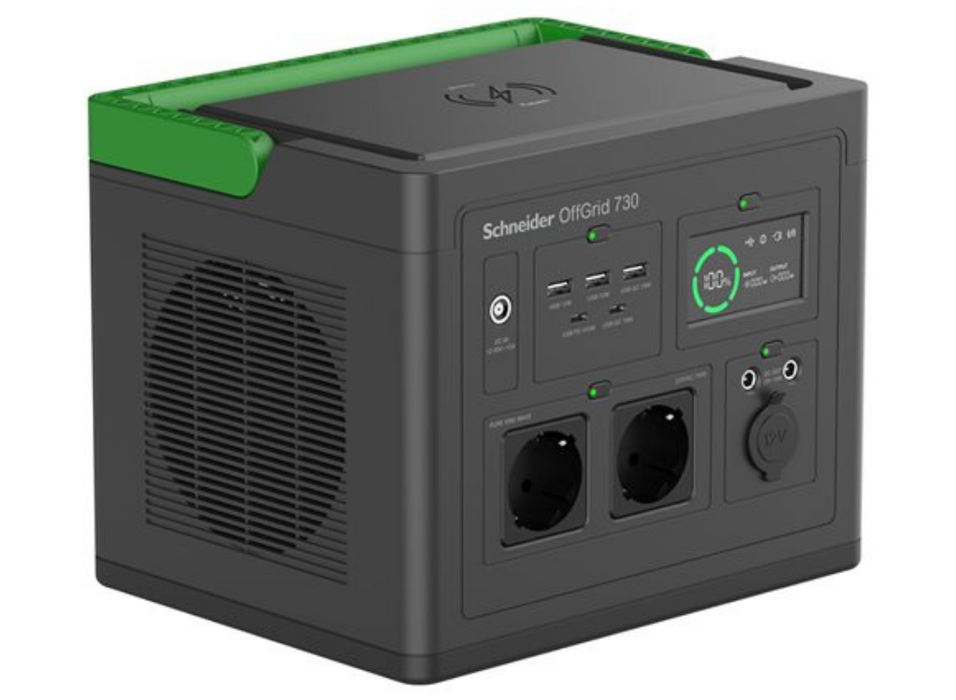 APC Schneider OffGrid 730 Portable Power Station 738Wh Li-Ion, 700W Output | PPS730-GR Portable Power Station APC