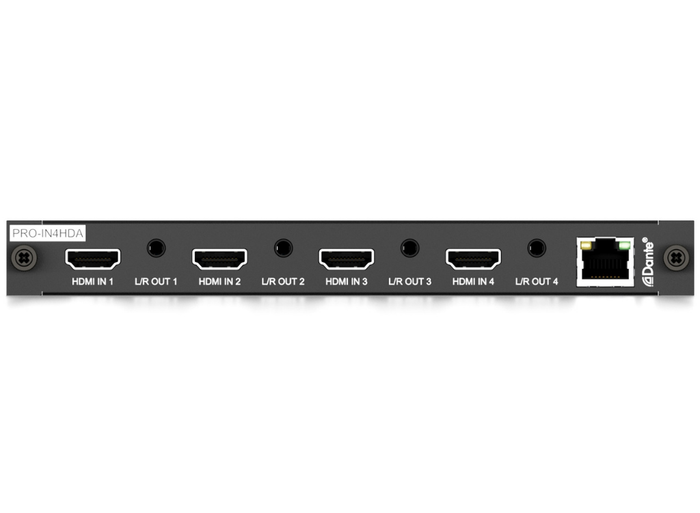 Blustream 4 Way HDMI 20 Input Board with 4K 60Hz Dante and Analog Audio | PRO-IN4HDA Matrix Switcher BluStream