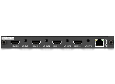 Blustream 4 Way HDMI 20 Input Board with 4K 60Hz Dante and Analog Audio | PRO-IN4HDA Matrix Switcher BluStream