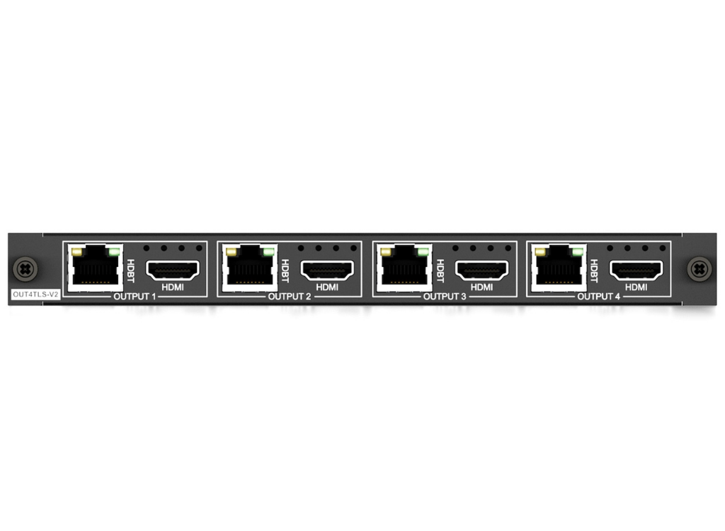 BluStream 4-Way HDMI / HDBaseT™ CSC Output Board - 4K HDR up to 40m | PRO-OUT4TLS-V2 Matrix Switcher BluStream
