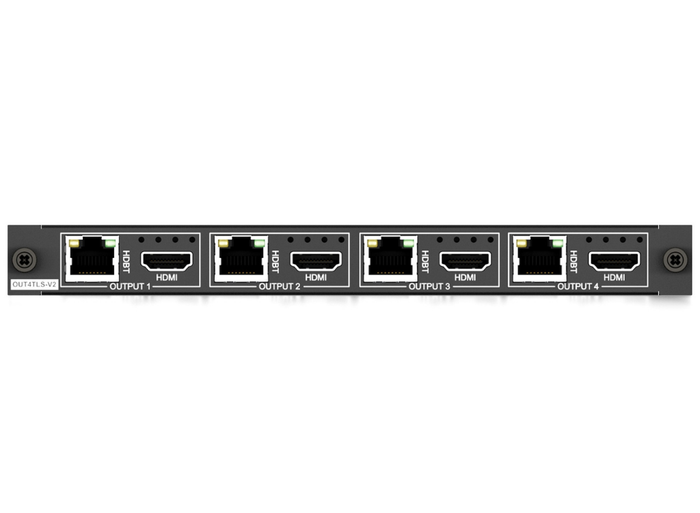 BluStream 4-Way HDMI / HDBaseT™ CSC Output Board - 4K HDR up to 40m | PRO-OUT4TLS-V2 Matrix Switcher BluStream