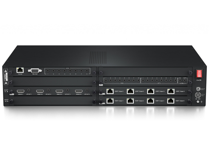 BluStream Custom Pro 4x8 HDBaseT™ CSC Matrix - 70m | PRO48HBT70CS Matrix Switcher BluStream