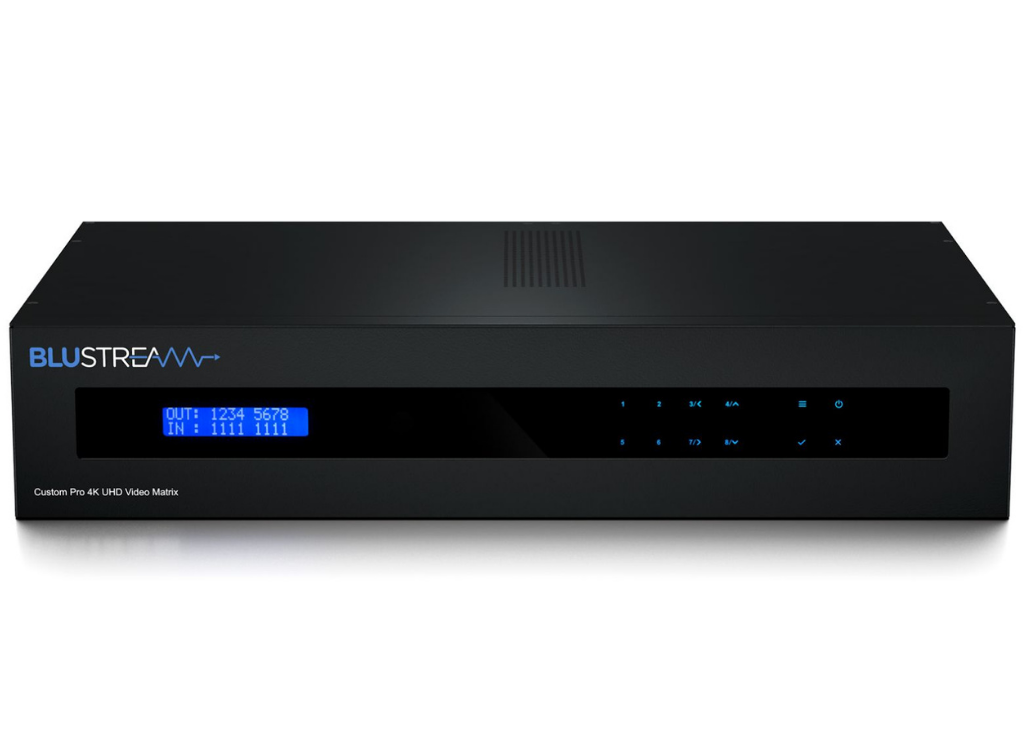 BluStream Custom Pro 4x8 HDBaseT™ CSC Matrix - 70m | PRO48HBT70CS Matrix Switcher BluStream