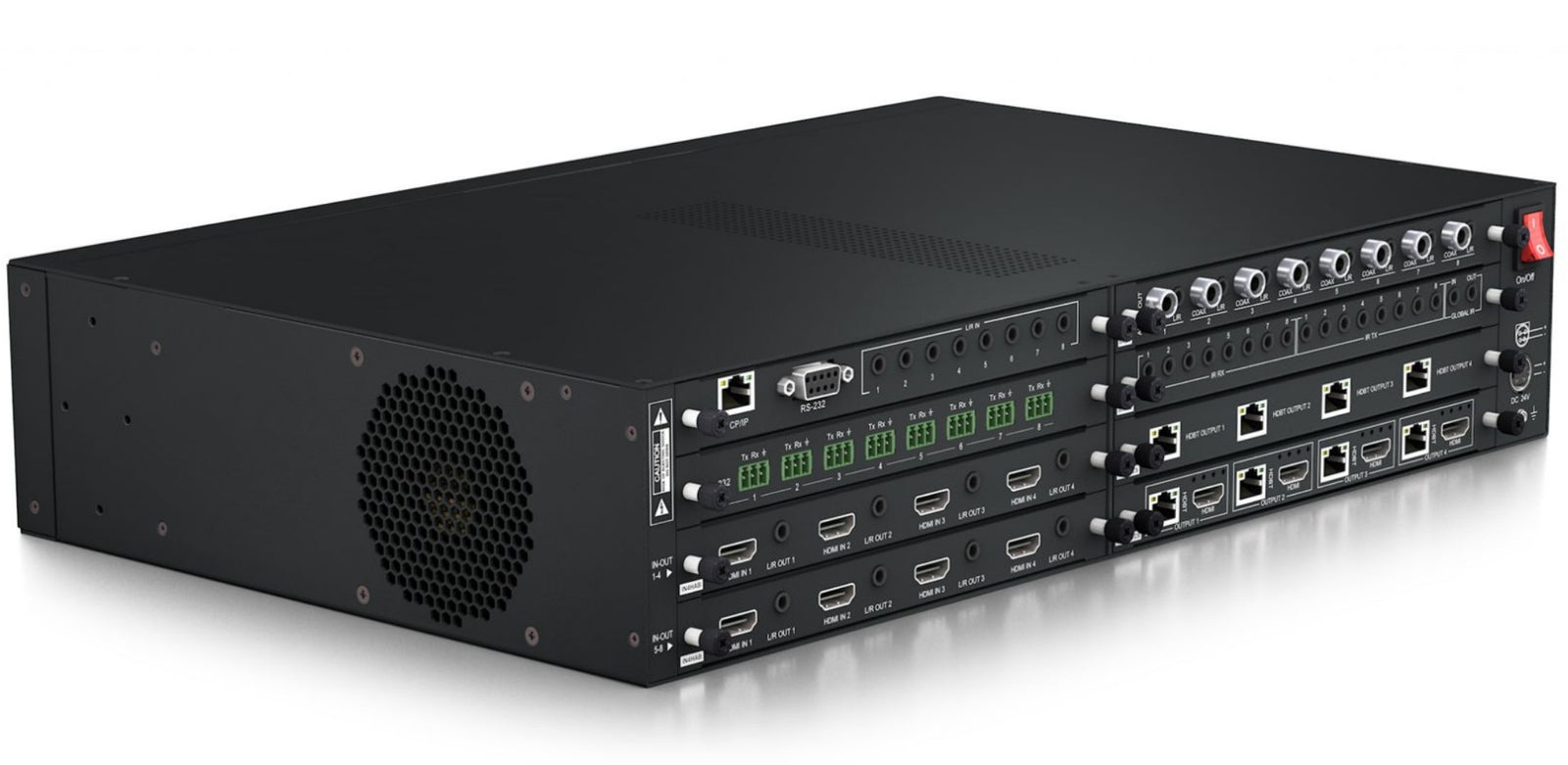 BluStream Custom Pro 8x8 HDBaseT™ CSC Matrix - 100m | PRO88HBT100CS Matrix Switcher BluStream