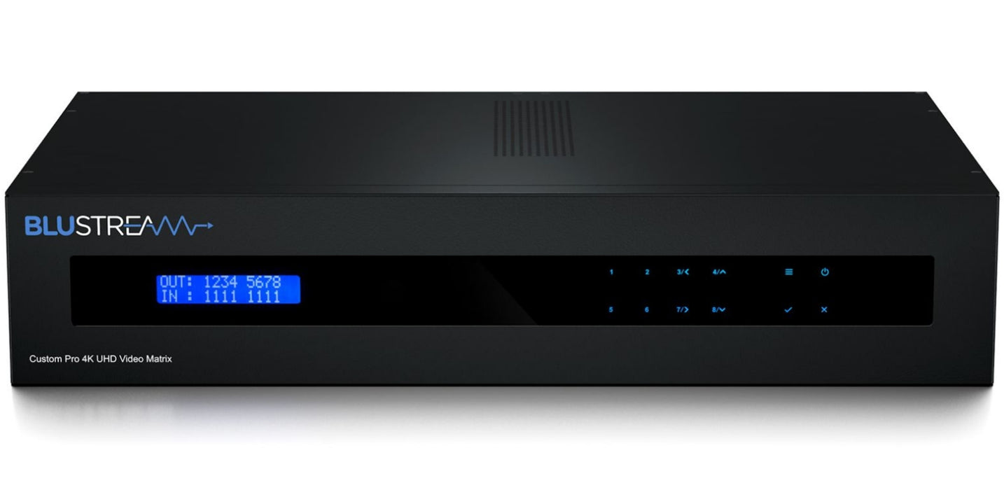 BluStream Custom Pro 8x8 HDBaseT™ CSC Matrix - 70m | PRO88HBT70CS