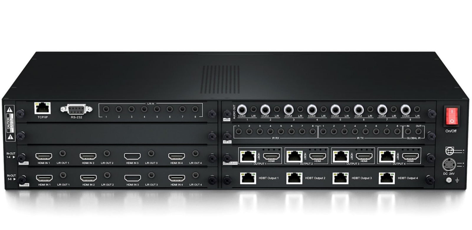 BluStream Custom Pro 8x8 HDBaseT™ CSC Matrix - 70m | PRO88HBT70CS Matrix Switcher BluStream