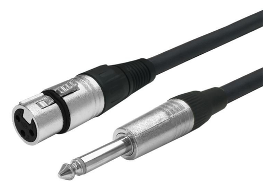Vivolink 6m XLR Female to Mono Jack TS Audio Cable | PROAUDXLRFJACK6 Audio Cable Vivolink
