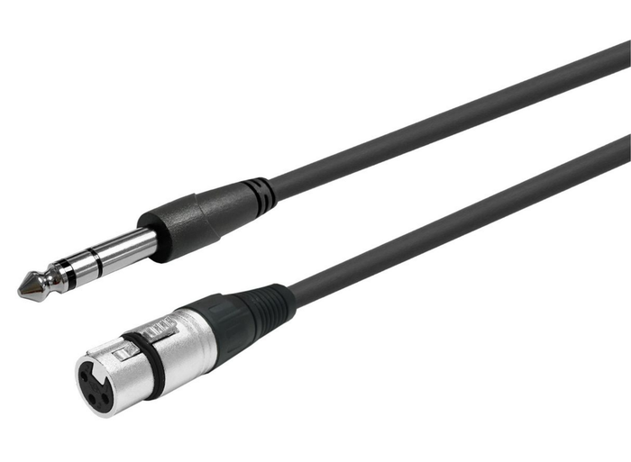 Vivolink 10m Pro Audio XLR Female to 6.35mm Stereo Jack Cable | PROAUDXLRFJACKS10 Audio / Video Cable Vivolink