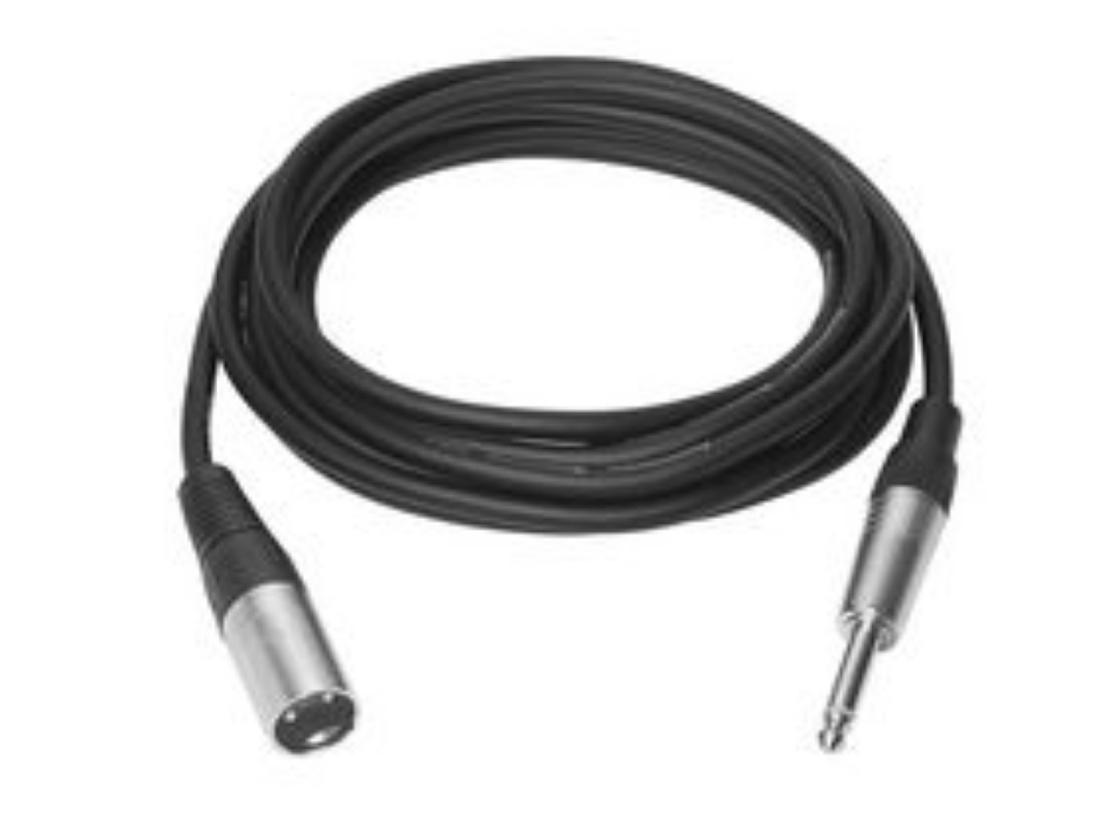 Vivolink 1m XLR Male to Mono Jack Cable | PROAUDXLRJACK1 Audio / Video Cable Vivolink