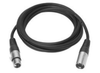 Vivolink 0.5m XLR Male to Female Audio Cable, Black | PROAUDXLRMF0.5