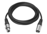 Vivolink 15m XLR Male to Female Cable - Black | PROAUDXLRMF15