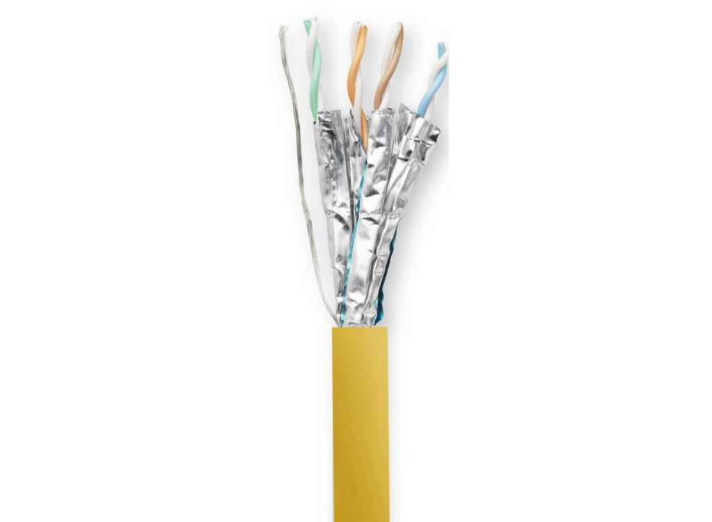 Vivolink 40m Cat 6a F/FTP Cable, 4-Pair, 23 AWG, LSZH, HDBaseT | PROCAT40 LAN / Ethernet Cable Vivolink