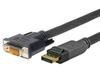 Vivolink Pro 1.5m DisplayPort to DVI-D Cable, FHD, Black | PRODPDVI1.5