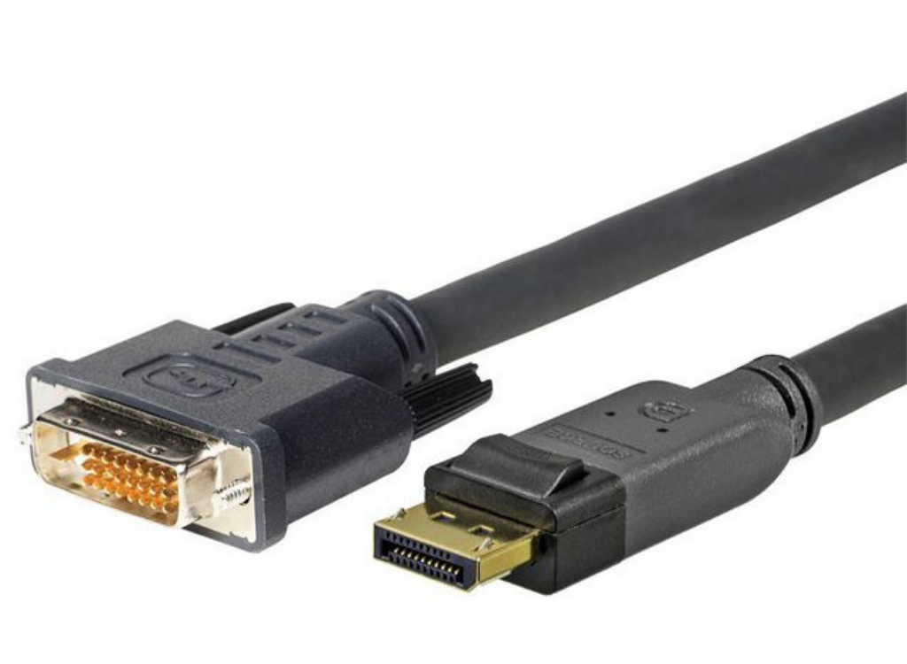 Vivolink 2m Pro DisplayPort to DVI-D UHD Cable, Black | PRODPDVI4K2 Audio / Video Cable Vivolink