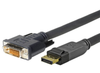 Vivolink Pro 3M DisplayPort to DVI-D Cable, Full HD, Black | PRODPDVI3