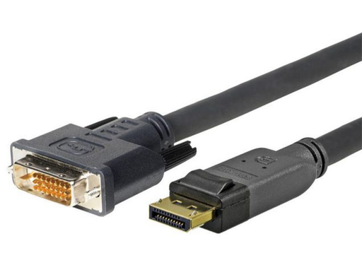 Vivolink Pro 7.5m DisplayPort to DVI-D Cable - Full HD, Black | PRODPDVI7.5 Vivolink Cable Vivolink