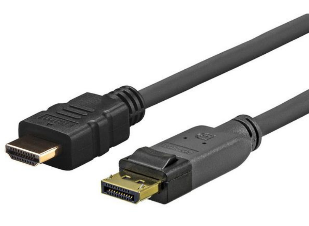 Vivolink Pro 7.5m Displayport - HDMI, FHD, Black | PRODPHDMI7.5 HDMI Cable Vivolink